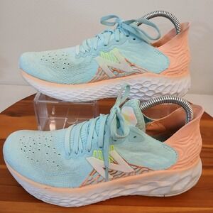 New Balance Fresh Foam 1080v10 Womens Running Shoes Blue Pink W1080M10 Size 8.5